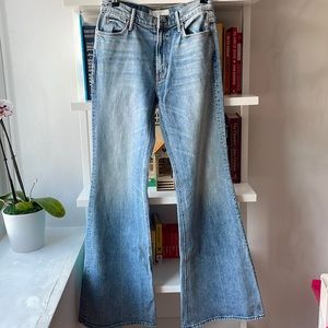 Mother “The Doozy” denim flared jeans